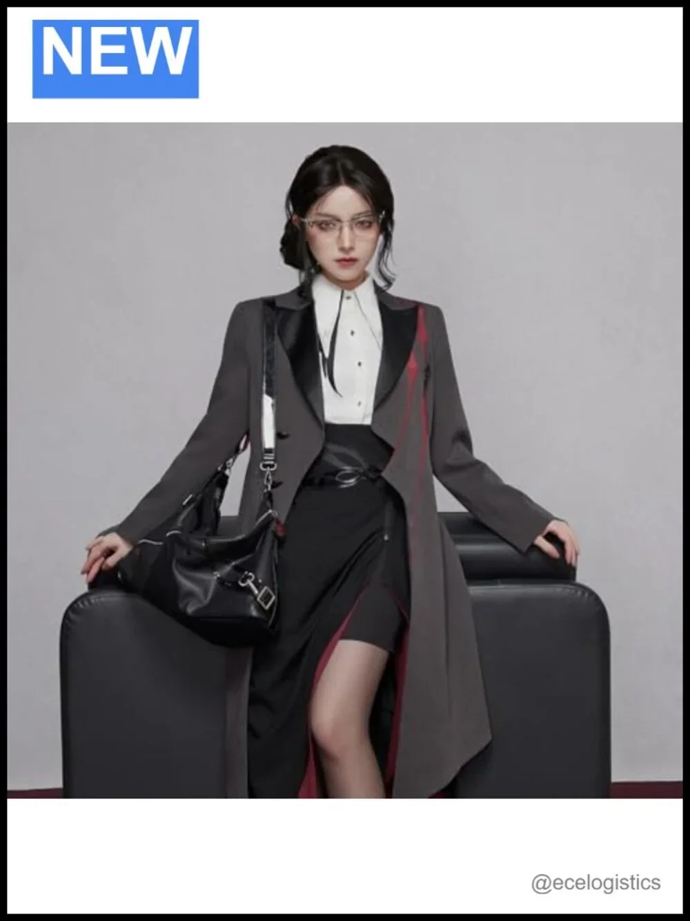Genshin Impact Arlecchino Crossbody Bag PU Leather Hobo Style